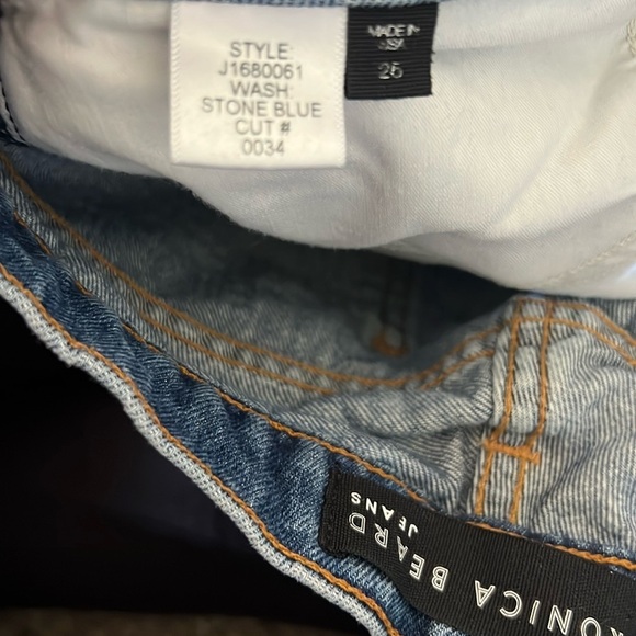 VERONICA BEARD INES GIRLFRIEND LACE-UP SIDE JEANS - Picture 6 of 10